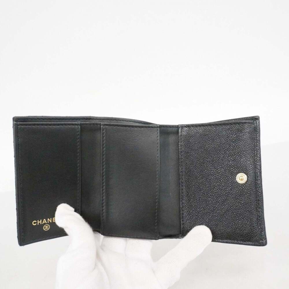 CHANEL Black Caviar Leather Wallet - Picture 3 of 8